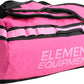 Element Equipment Trailhead Duffel Bag Shoulder Straps Waterproof Fuschia/Pink Medium