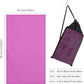 Microfiber Beach Towel-Perfect for Travel, Sports, Camping, Swimming, Yoga, Gym- Quick Dry, Sand Free, Compact, Lightweight, Absorbent (Purple,Small(101x50cm, 40x20”))
