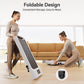 Walking Pad Treadmill with Handle bar, 3.0HP Small Foldable Treadmills for Home with APP Remote Control and LED Display, 7.5MPH Portable Treadmill 300 Lbs Capacity