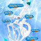 QingSong Full Face Snorkel Mask for Adults, Snorkeling Gear with Camera Mount, 180 Degree Panoramic View Snorkel Set Anti-Fog Anti-Leak