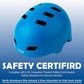 Bike Helmet 3 Sizes for Teenager Kids Youth Adults,Bavilk Skateboard Helmet Adjustable Multi-Sport Bicycle Cycling Scooter Roller Skate Inline Skating Rollerblading for Girls Boys Women Men Teen