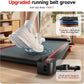 RHYTHM FUN Incline Foldable Treadmill, Walking Pad Treadmill with Incline, 300 lbs Portable Treadmills with Handles for Home Office Use, Under Desk Compact Walking Pad