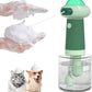 Dog Shampoo Dispenser, UFO Dog Shampoo Sprayer, Electric Foaming Shampoo Dispenser for Dog and Cat Washing, for Bathtub, Kitchen Sink, Bathroom Cleaning, Green