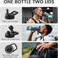 40oz Insulated Water Bottle, Triple Wall Vacuum Stainless Steel Water Bottles - Keeps Cold 48H, Reusable Metal water flask Jug for Gym, Sports, Camping, Hiking,Travel, Northern Lights Green