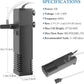 FEDOUR Submersible Aquarium Internal Filter, Filter with Water Pump for Fish Tank up to 35 Gallon (for 3-20 Gallon)