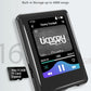 MP3 Player with Bluetooth 5.3,Tokemisc 16GB Full Touchscreen Kids Portable Music Device with Speaker,FM Radio,E-Book,Built-in Micro SD Card Slot,Earphones Included,Max 512GB Expand