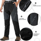 YSENTO Men's Fleece Lined Ski Snow Pants Winter Waterproof Softshell Insulated Hiking Cargo Pants