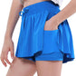 EXARUS Girls Butterfly Shorts Flowy Dance Skirt Cheer Skorts Athletic Tween Clothes Teen Preppy Outfits Flutter Kids