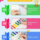 TECJOE Paint with Water Coloring Books for Toddlers, Marine Animal Series Watercolor Set with 3 Brushes, Mess Free Painting Activity for Kids Ages 4 5 6 7 8, Christmas Gifts Arts & Crafts Toy