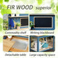 Kids Potting Bench Table Garden Workbench Outdoor Kids Garden Double-Layer Planting Table with Drawing Board Removable Sink,Wood Outdoor Play Kitchen for Toddlers,Backyard and Porch Blue