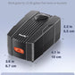 Pawfly Aquarium Air Pump Oxygen Pump for 10-200 Gallon Fish Tanks Buckets Dual Outlet Adjustable Ultra Quiet Aerator Pump with Accessories