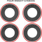 Micro Gainz Calibrated Fractional Weight Plates Set, 8 Piece Olympic Weight Plates Set with Bag, Designed for Olympic Barbells for Strength Training and Micro Loading, Made in USA