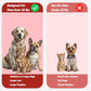 Pet Toothbrush for Dogs, Cats with Soft Bristles - Easy Teeth Cleaning & Dental Care, Non Slip Dual Head Dog Toothbrush
