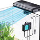 Aquarium Chiller Fan,Fish Tank Cooler with Temperature Control,Minimum Setting 59℉,Auto Start/Stop,Refrigeration Effect 5.4-9℉,3-Speed Modes,for Axolotl Seawater Freshwater Coral Grass Tank