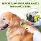 Pecute Pet Dematting Tool 2 Pack - Double Sided Undercoat Rake & Dematting Comb for Detangling Matted or Knotted Undercoat Hair, Great for Medium or Long-haired Dogs & Cats