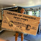 Tailored Canvases Personalized Gym Sign Wall Art Decor - Motivational Canvas for Home Gym, Workout Room, Garage, Fitness Center - Workout Inspirational Posters - House of Misery and Pain, White Wood 48x24in