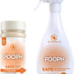POOPH® LITTERIZER™ + Kitty Spray Bundle – Fragrance-Free Odor Eliminator for Litter & Cat Areas, Absorbs Moisture, Non-Toxic, No Harsh Chemicals, Patented Technology for Everyday Use