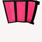 Warrior Fly Boots for Horses - Breathable Mesh Horse Boots for Fly Protection & Leg Comfort - Set of 4 (Goliath Warrior, Neon Pink)