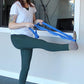 RangeMaster FlexAbility Static Stretch Strap | | Perfect for Yoga, Pilates, and Physical Therapy | Flexibility and Range of Motion Tool | Blue