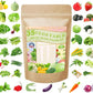 Vegetable Seeds Kit Fruit Seeds for Planting Non-GMO and Heirloom 35 Varieties Seeds for Planting Vegetables 10 Plant Markers