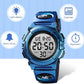 Kids Watch,Boys Watch for 3-15 Year Old Boys,Digital Sport Outdoor Multifunctional Chronograph LED 50 M Waterproof Alarm Calendar Analog Watch for Children with Silicone Band,Kids Gift