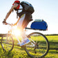 MOSISO Bike Rack Bag, Waterproof Bicycle Trunk Pannier Rear Seat Pouch Cycling Bike Carrier Backseat Storage Luggage Saddle Shoulder Bag