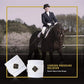 Kavallerie Elastic Fleece Bandages for Horses, Non- Slip and Snug fit Breathable Material for Injury Protection and Superior Legs Support, Stocking up Solution - White - (2 Units Per Pack)