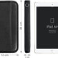 Real Leather Wallet RFID Family Passport Holder Waterproof Travel Essentials (All Black)