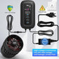 hygger DC Powerful Wave Maker For Aquarium, Quiet Aquarium Circulation Water Pump Adjustable Flow Freq, 4 Waves/Night/Feed Modes, Magnetic Holder Display Controller