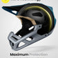 OutdoorMaster MIPS Full Face Mountain Bike Helmet for Men & Women - Two Removable Chin Pad, Ventilation Lightweight - Racing Downhill DH BMX MTB Helmet