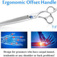 JASON 7.5" 56-Tooth Blending Dogs Grooming Scissors Cats Thinning Shears Pets Blender Thinner Trimming Texturizing Kit with Offset Handle Blue Jewelled Screw (7.5 Inch)