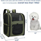 Apollo Walker Dog & Cat Carrier Backpack for 4-15lb Pets - Ventilated Safe Design with Padded Back Support, Breathable Mesh Pet Backpack for Hiking, Travel, Outdoor (Green)