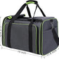 Cat, Dog Carrier for Pets Up to 20 Lbs,Sides Expandable Pet Carrier Bag Large Mesh Safe,Airline Approved Animal Carrier,Soft Sided Collapsible Pet Travel Carrier,Foldable Portable Pet Home (Green)