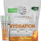 Sunwarrior Hydration Powder Electrolyte Packets Powder B12 Elderberry | Juicy Pineapple Flavored 18 Stick Packs 126g Pouch | Vegan and Plant-Based Sugar Free
