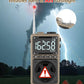 Bluetooth AM FM Shortwave Radio with NOAA Weather Alert,1250mAh Rechargeable Portable Pocket Radio with Best Reception,5W Big Speaker, Digital Tuner and Earphone,Support SD Card and USB Player（Brown）