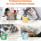 AIRROMI Air Purifier for Bedroom Home,HEPA Filter,Covers Upto 549 Ft²,Quiet 360°intake Air Cleaner with Fragrance ponge for Better Sleep,Night Light,Filters Smoke,Pet Dander,Allergies,Dust,A2005Yellow