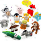SHARLOVY Dog Squeaky Toys for Small Dogs,Stuffed Animal Puppy Toy,Cute Puppy Chew Toy for Dog Teething, for Small to Medium Dogs,Soft Plush Pet Toys Pack 12 in Gift Box