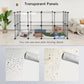 Small Animal Playpen, Guinea Pig Cages, 24 Panels Pet Playpen for Hamsters, Hedgehog, Bunny, Ferret, Indoor Outdoor Plastic Fence, 48.5 x 24.8 x 24.8 inches