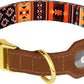 AirTag Dog Collar for Small Medium Large Breed - Adjustable Cute Pattern Dog Collar with Airtag Holder - Soft Leather Tracker GPS Apple Air Tag Pet Collars (X-Large, 20"-25" Neck Fit, Western)