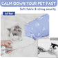 Cat Wrap for Cutting Nails, Self-Adhesive for Grooming, Anti-Scratch Cat Swaddle Wrap for Medicine, Nail Clipping, Teeth Brushing, Ear Cleaning