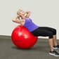 Body Sport Exercise Ball with Pump for Home, Gym, Balance, Stability, Pilates, Core Strength, Stretching, Yoga, Fitness Facilities, Desk Chairs