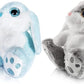 My OLi Bunny Stuffed Animal Pack of 2 Plush Rabbit 7in Stuffed Bunny with Floppy Ear Bedtime Friend Soft Toy Gifts for Girls Boys Kids, Gray & Blue