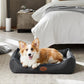 Orthopedic Dog Beds for Medium Dogs, Durable Egg Crate Foam Sofa Dog Bed wit Washable Removable Cover,Waterproof Lining,Pet Bed for Large Dogs (Dark Grey, 31.5" L x 25.2" W x 7" Th)