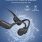 PSIER Bone Conduction Headphones IPX8 Waterproof Swimming Headphones Open Ear Headphones with MP3 Mode 32GB Memory Up to 8 Hours Playtime Bluetooth 5.4 Ear Buds Secure Fit for Running and Fitness