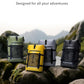 ECOHUB Waterproof Backpack for Women Men, 30L Roll-Top Closure Heavy Duty Dry Bag for Travel with IPX8 Waterproof Phone Case