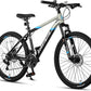 AVASTA Earth 26 27.5 inch Mountain Bike with 21-Speed，Aluminum Frame, Dual Disc Brake, Comfortable Saddle,Multiple Colors