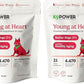 K9 Power Young at Heart Senior Dog Multivitamin 1 lb – Supplement for Brain Heart, Vision & Mobility Support in Senior Dogs - Pack of 2