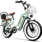 1500W Electric Bike for Adults,48V 20/60Ah Removable Battery Max Range 80Miles & 30MPH Electric Bicycle,20''×4" Fat Tire Ebike,Adult Electric Bicycles for Commute Beach Snow,E-Bike UL Certified