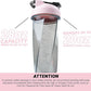 HELIMIX 2.0 Vortex Blender Shaker Bottle Holds upto 28oz | No Blending Ball or Whisk | USA Made | Portable Pre Workout Whey Protein Drink Shaker Cup | Mixes Cocktails Smoothies Shakes | Top Rack Safe