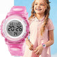 Kids Watch,Boys Watch for 3-15 Year Old Boys,Digital Sport Outdoor Multifunctional Chronograph LED 50 M Waterproof Alarm Calendar Analog Watch for Children with Silicone Band,Kids Gift